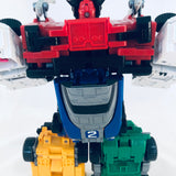 Bandai 1997 Power Rangers Turbo Deluxe Double Morphin Rescue Megazord