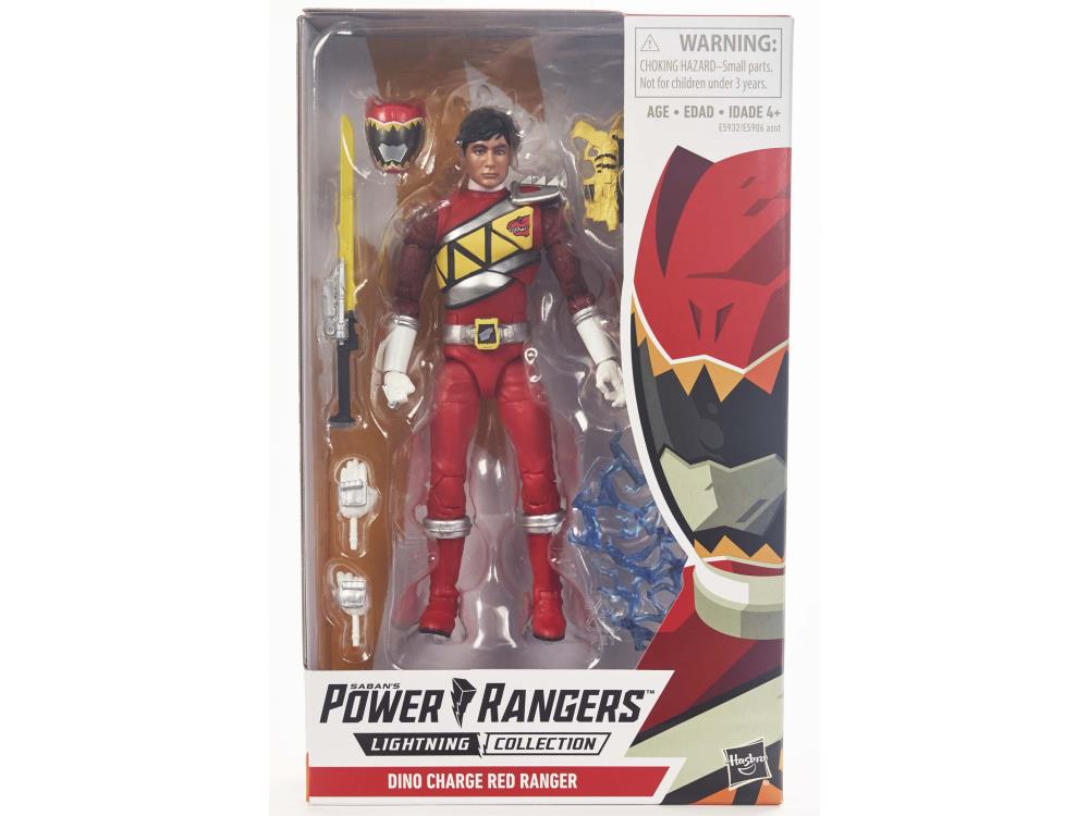 Hasbro Power Rangers Lightning Collection Dino Charge Red Ranger ...