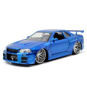 Jada Fast & Furious 1:24 Brian's Nissan Skyline GT-R (R34) Blue