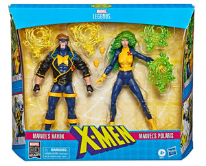 Hasbro Marvel Comics 80th Anniversary Marvel Legends Havok & Polaris Two-Pack