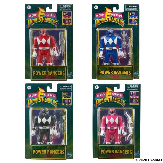 Hasbro Mighty Morphin Power Rangers Retro-Morphin Wave 1 - Set of 4 Figures