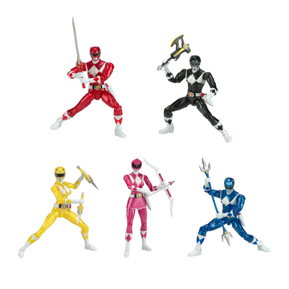 Bandai MMPR Legacy Metallic Set
