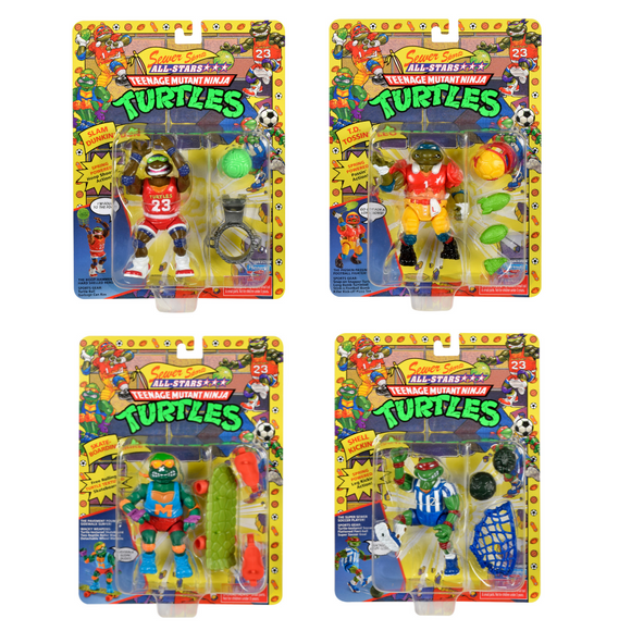 Playmates TMNT Classic Collection Sewer Sports 4 Pack