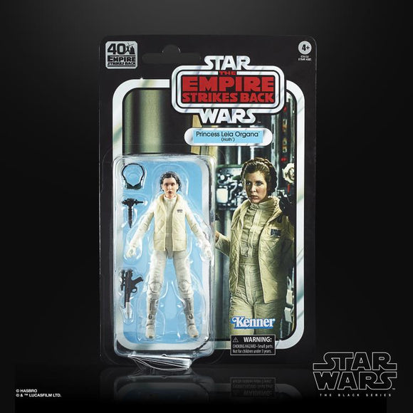 Hasbro Star Wars 40th Anniversary Black Series Princess Leia Organa (Hoth) (The Empire Strikes Back)