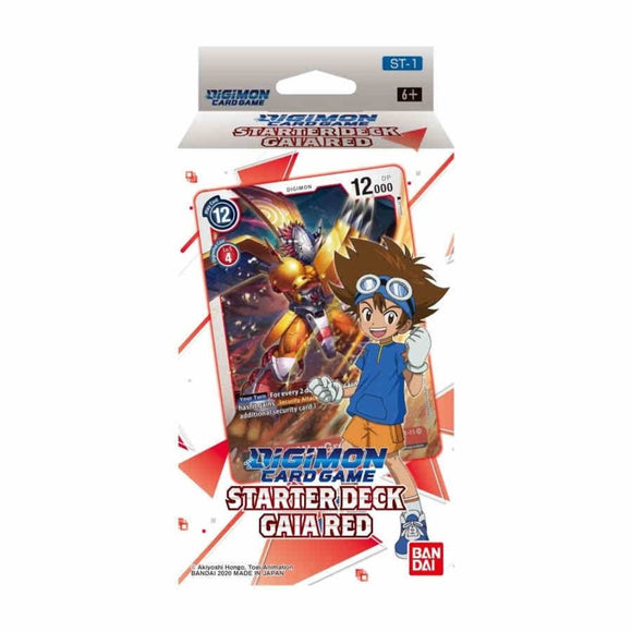 Bandai Digimon Card Game Series 01 Starter Display 01 Gaia Red