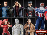 Hasbro Marvel Legends Disney Plus Captain America Wave Set of 7 figures (Captain America Flight Gear BAF)