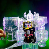 Super7 Mighty Morphin Power Rangers Super Cyborg - Megazord (Clear)