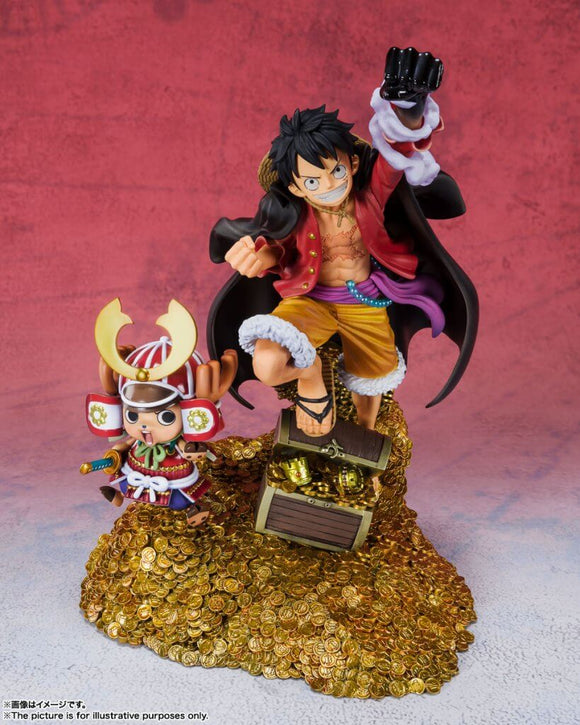 Tamashii Nations FIGUARTS ZERO Monkey.D.Luffy WT100 Memorial 100 Views of the Great Pirates drawn by Eiichiro Oda