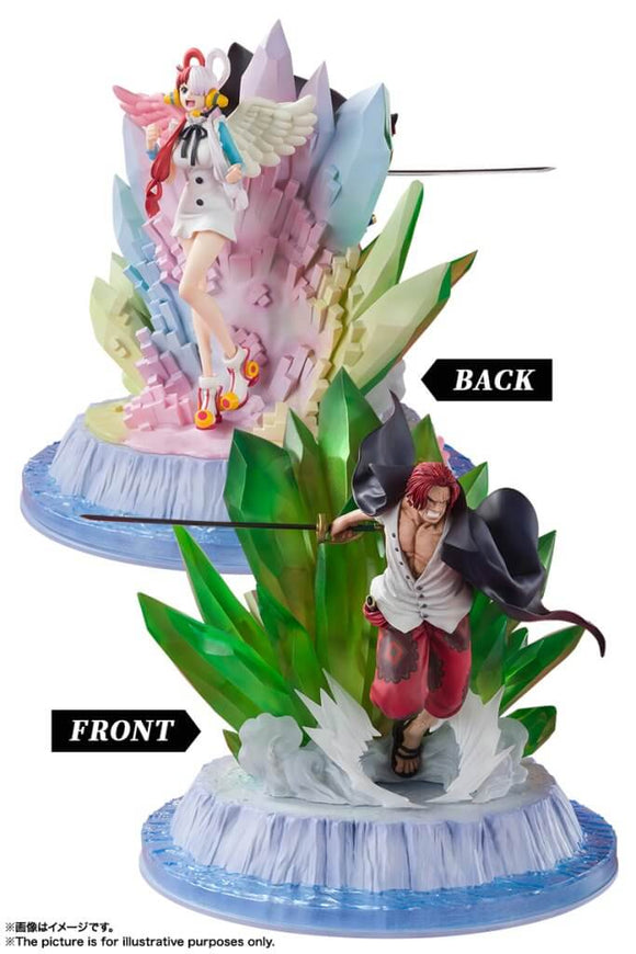 Tamashii Nations FIGUARTSZERO One Piece Film Red [Extra Battle] Shanks And Uta - Film Red Ver.