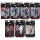 Hasbro Marvel Legends Disney Plus Captain America Wave Set of 7 figures (Captain America Flight Gear BAF)