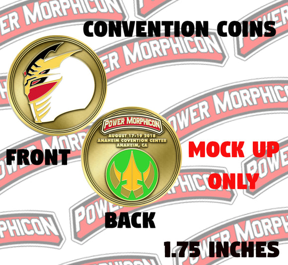 Power Rangers Power Morphicon 2018 Convention Coin