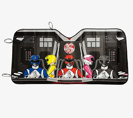 Mighty Morphin Power Rangers Accordion Sunshade