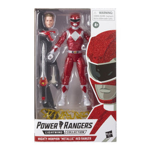 Hasbro Power Rangers Lightning Collection Mighty Morphin Metallic Red Ranger