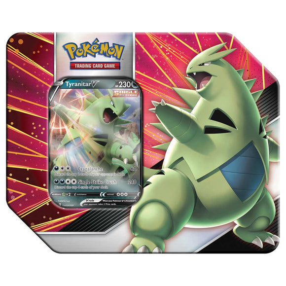 POKÉMON TCG Tyranitar V Strikers Tin