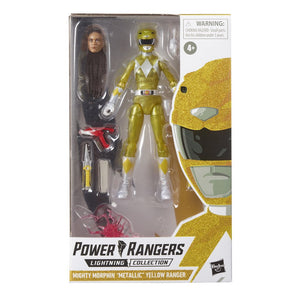 Hasbro Power Rangers Lightning Collection Mighty Morphin Metallic Yellow Ranger